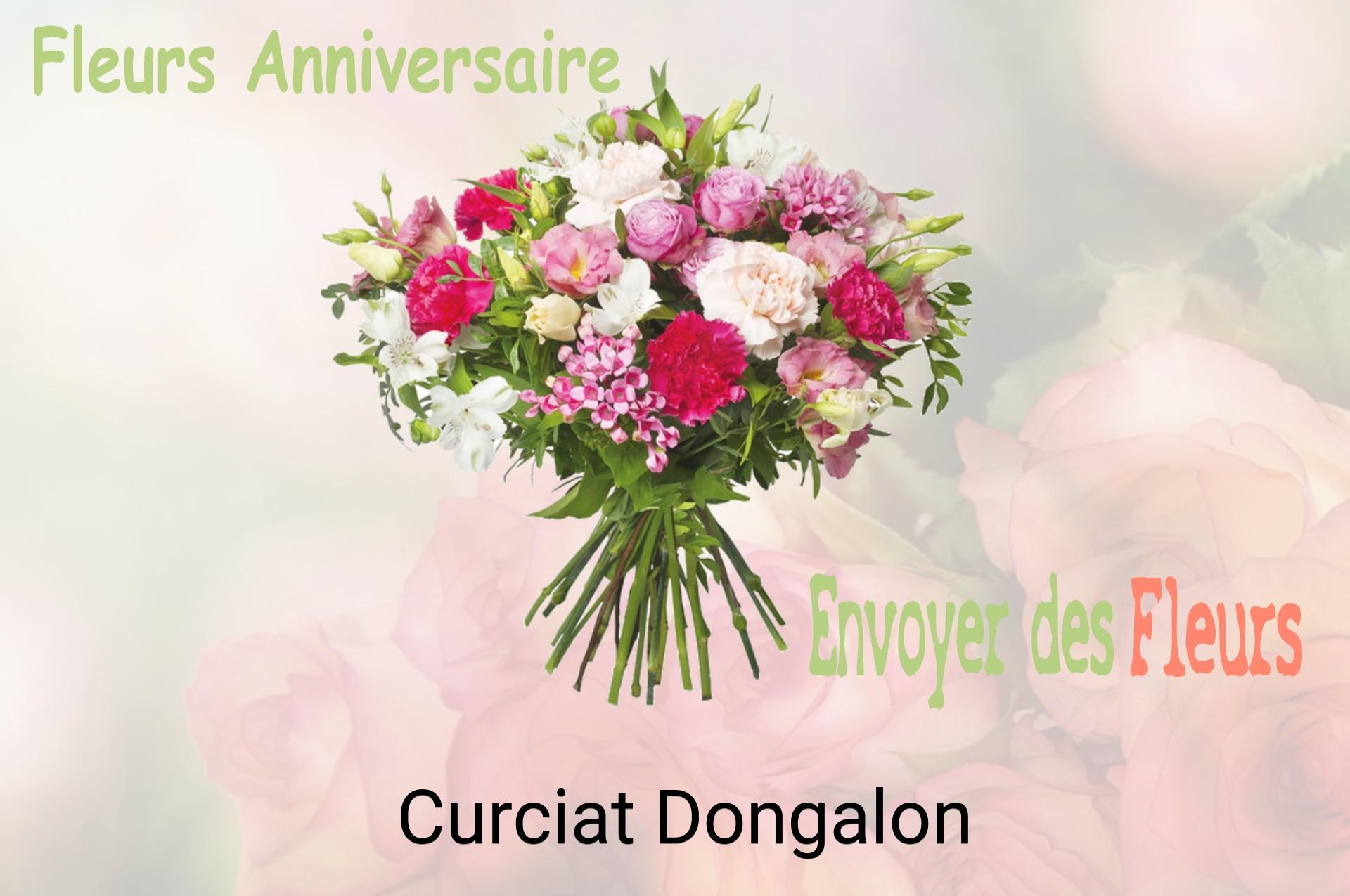 Bouquet de fleurs d’anniversaire livré à Curciat-Dongalon