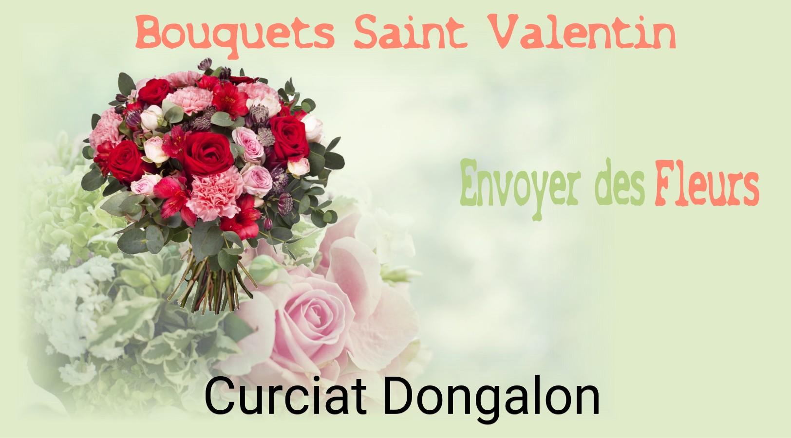 Roses de Saint-Valentin livrées à Curciat-Dongalon